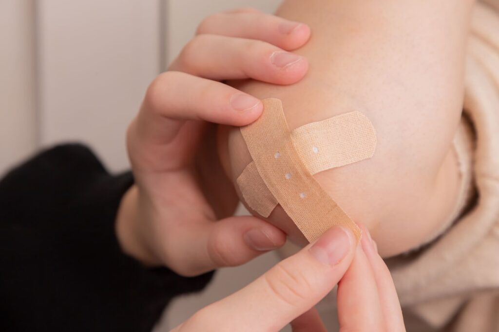 microneedle patch wound — Vitalheros