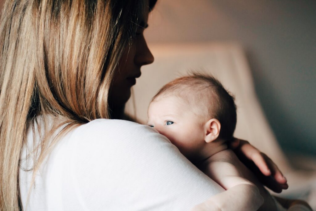 stressed new mother — Vitalheros
